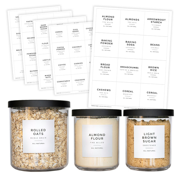 Modern Pantry Labels