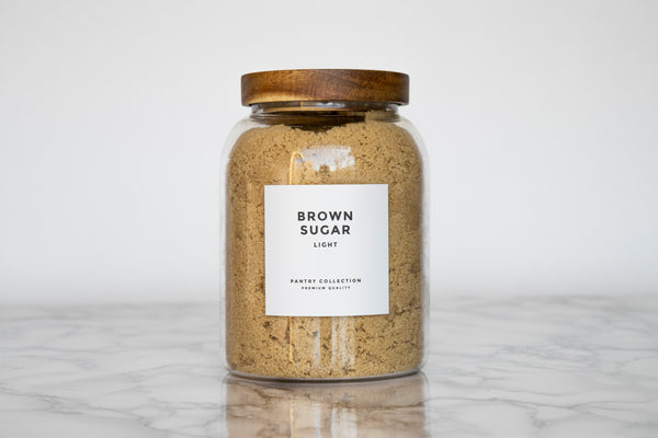 Modern-Block White Pantry Labels