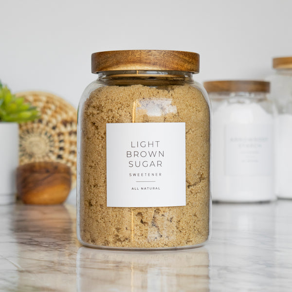 Minimalist Pantry Labels