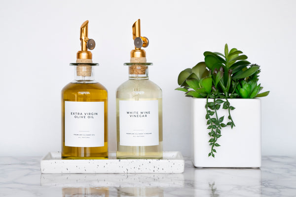 Clean-Modern Oil & Vinegar Labels