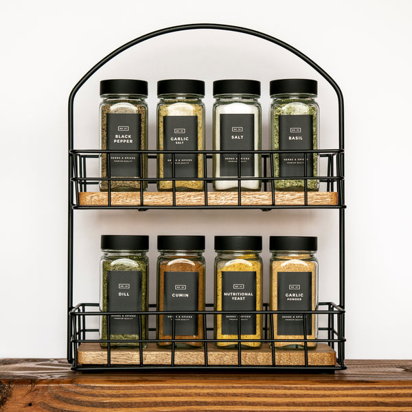 Modern-Block Black Spice Labels