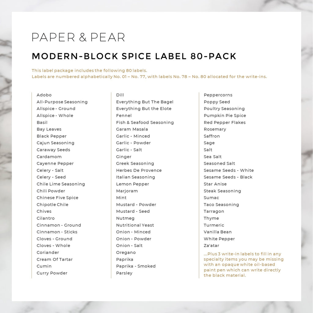 Black Spice Labels – LabelDaddy