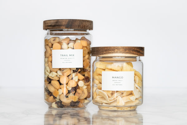 Minimalist Fruit and Nut Labels