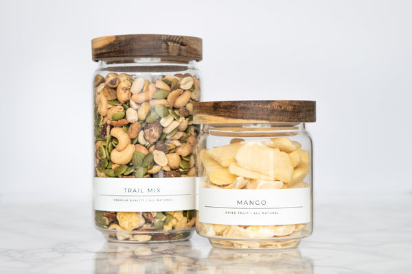 Sleek-Minimalist Fruit and Nut Labels