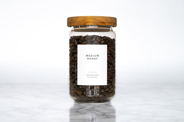 Clean-Modern Coffee Bar & Flavoring Syrup Labels