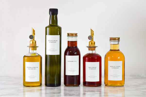 Clean-Modern Dressing, Sauce, and Condiment Labels
