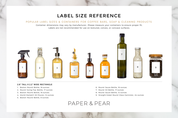 Clean-Modern Soap and Personal Care Labels