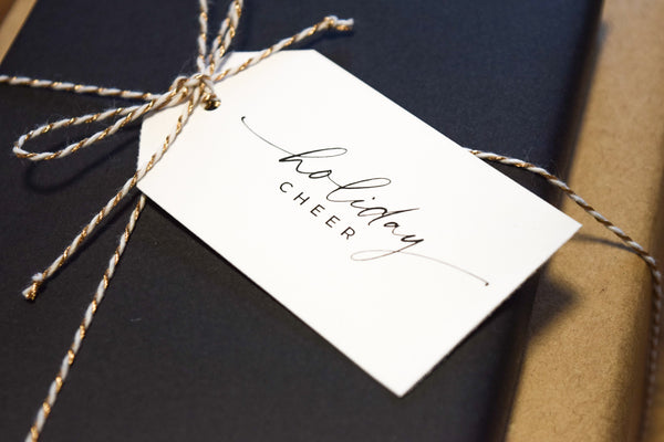 Modern Calligraphy Assorted Holiday Hang Tags