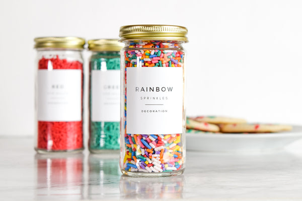 Modern Sprinkles + Extract Labels