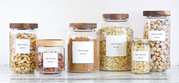 Modern-Numbered Pantry Labels